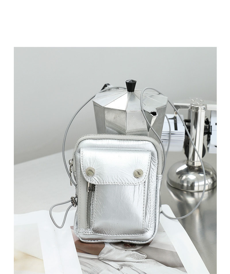 Fashion Daily Silver Shoulder Bag