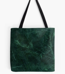 Green Marble Pattern Tote Bag