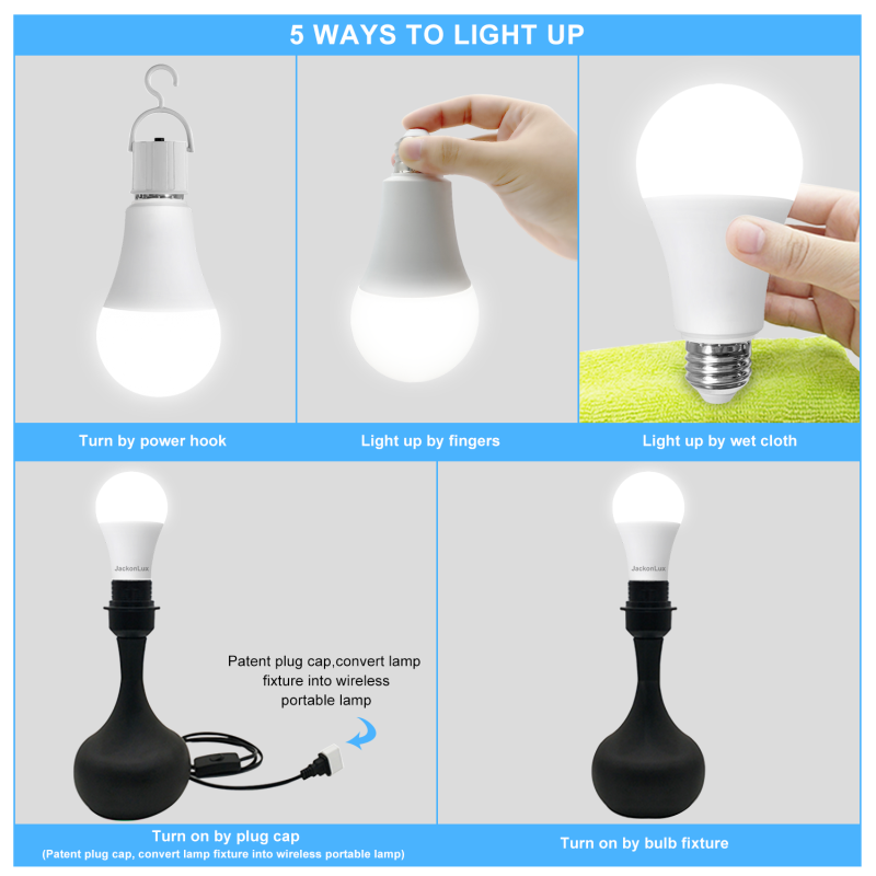 Rechargeable Emergency LED Bulb