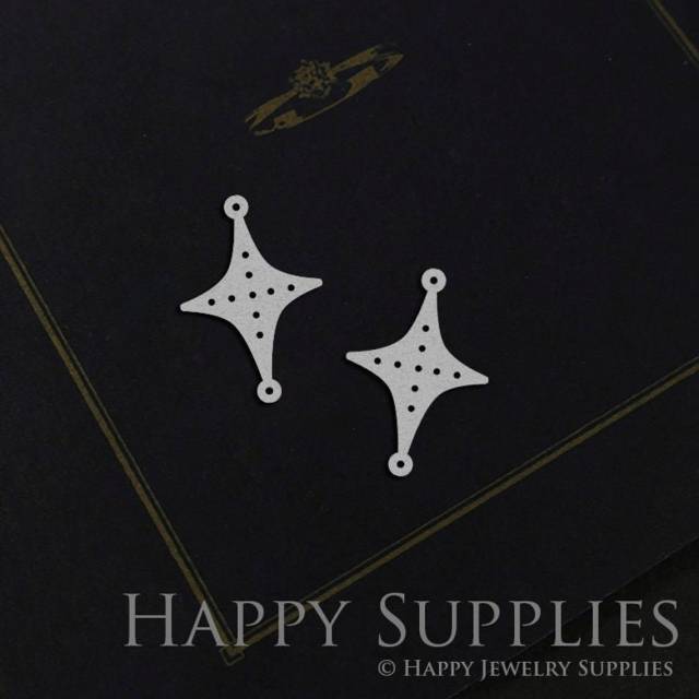 Stainless Steel Jewelry Charms, Star  Stainless Steel Earring Charms, Stainless Steel Silver Jewelry Pendants, Stainless Steel Silver Jewelry Findings, Stainless Steel Pendants Jewelry Wholesale (SSD1090)