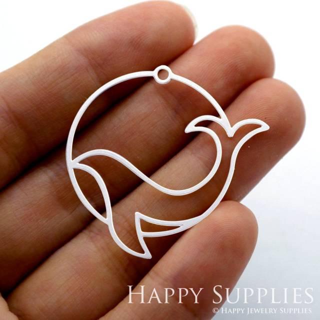Stainless Steel Jewelry Charms, Dolphin Stainless Steel Earring Charms, Stainless Steel Silver Jewelry Pendants, Stainless Steel Silver Jewelry Findings, Stainless Steel Pendants Jewelry Wholesale (SSD1418)