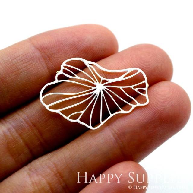 Stainless Steel Jewelry Charms, Leaves Stainless Steel Earring Charms, Stainless Steel Silver Jewelry Pendants, Stainless Steel Silver Jewelry Findings, Stainless Steel Pendants Jewelry Wholesale (SSD1569)