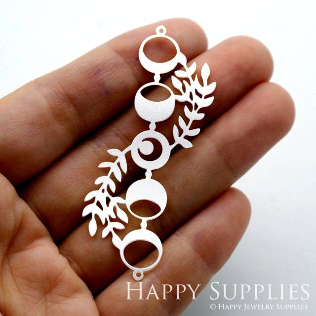 Stainless Steel Jewelry Charms, Moon Phases Stainless Steel Earring Charms, Stainless Steel Silver Jewelry Pendants, Stainless Steel Silver Jewelry Findings, Stainless Steel Pendants Jewelry Wholesale (SSD1528)