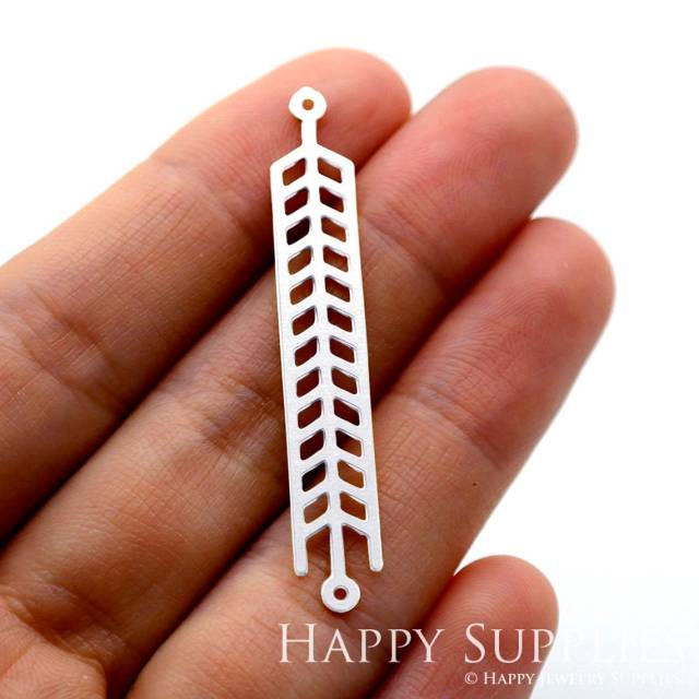 Stainless Steel Jewelry Charms, Link Bar Stainless Steel Earring Charms, Stainless Steel Silver Jewelry Pendants, Stainless Steel Silver Jewelry Findings, Stainless Steel Pendants Jewelry Wholesale (SSD1591)