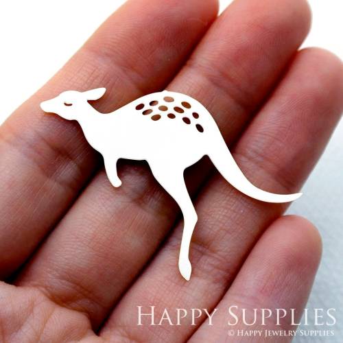 Stainless Steel Jewelry Charms, kangaroo Stainless Steel Earring Charms, Stainless Steel Silver Jewelry Pendants, Stainless Steel Silver Jewelry Findings, Stainless Steel Pendants Jewelry Wholesale (SSD1651)