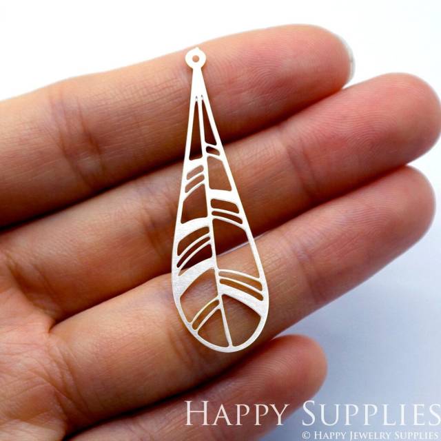 Stainless Steel Jewelry Charms, Drop Stainless Steel Earring Charms, Stainless Steel Silver Jewelry Pendants, Stainless Steel Silver Jewelry Findings, Stainless Steel Pendants Jewelry Wholesale (SSD1625)