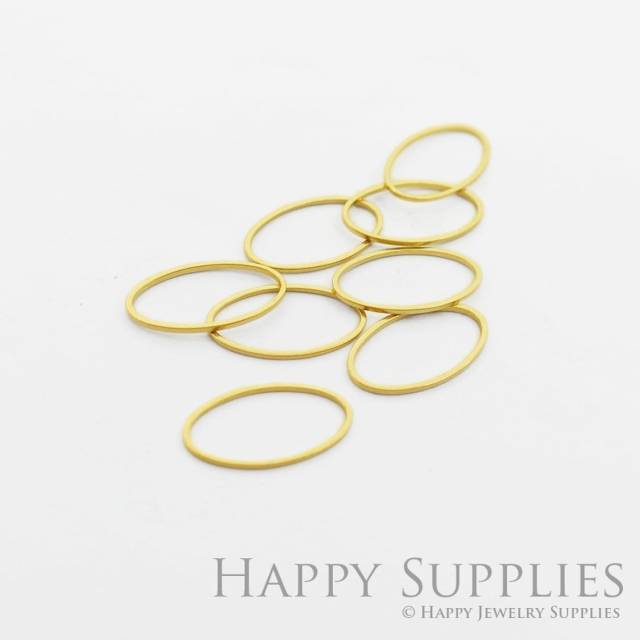 Brass Jewelry Charms, Oval Raw Brass Earring Charms, Brass Jewelry Pendants, Raw Brass Jewelry Findings, Brass Pendants Jewelry Wholesale (NZG54)