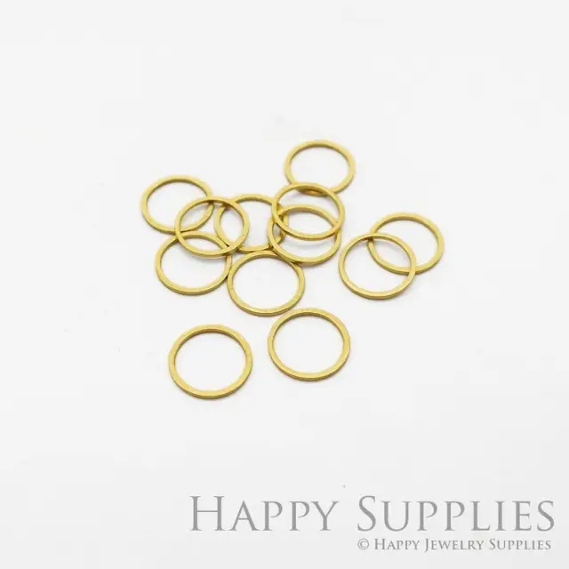 Brass Jewelry Charms,  Circle Raw Brass Earring Charms, Brass Jewelry Pendants, Raw Brass Jewelry Findings, Brass Pendants Jewelry Wholesale (NZG51)