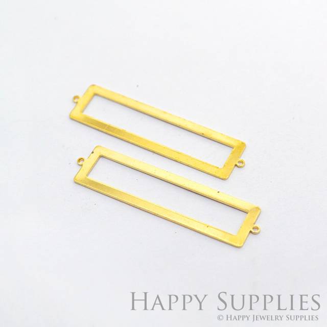 Brass Jewelry Charms, Rectangle Raw Brass Earring Charms, Brass Jewelry Pendants, Raw Brass Jewelry Findings, Brass Pendants Jewelry Wholesale (NZG176)