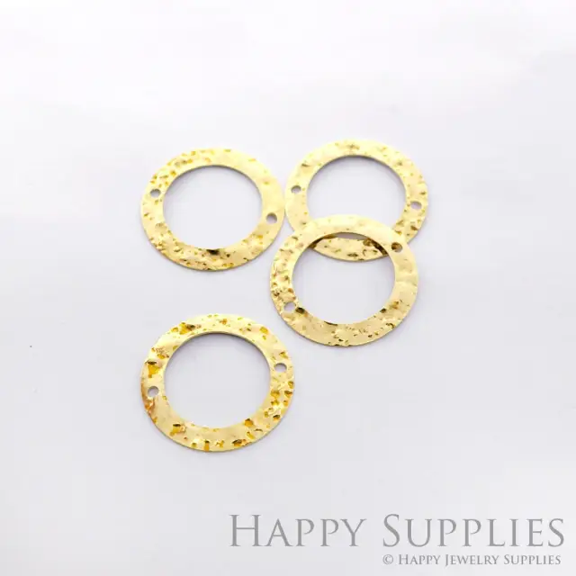 Brass Jewelry Charms, Circle Raw Brass Earring Charms, Brass Jewelry Pendants, Raw Brass Jewelry Findings, Brass Pendants Jewelry Wholesale (NZG208)