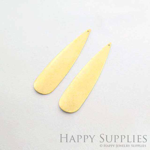 Brass Jewelry Charms, Teardrop Raw Brass Earring Charms, Brass Jewelry Pendants, Raw Brass Jewelry Findings, Brass Pendants Jewelry Wholesale (NZG205)