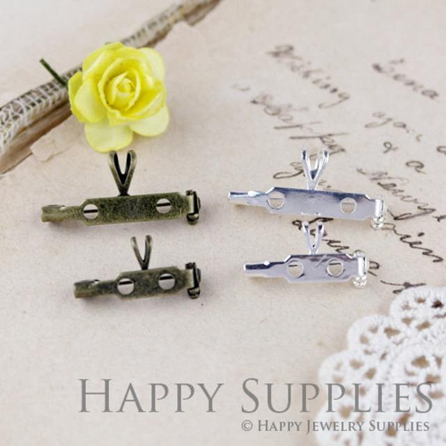 High Quality Safety Pin Brooch with loop on top (ZZ147)