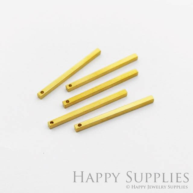 Brass Jewelry Charms, Long Bar Raw Brass Earring Charms, Brass Jewelry Pendants, Raw Brass Jewelry Findings, Brass Pendants Jewelry Wholesale (ZG349 )