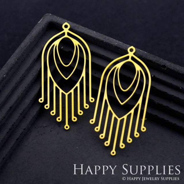 Brass Jewelry Charms, Geometric Raw Brass Earring Charms, Brass Jewelry Pendants, Raw Brass Jewelry Findings, Brass Pendants Jewelry Wholesale (RD1900)