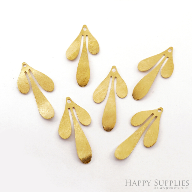 Brass Jewelry Charms,Leaves Raw Brass Earring Charms, Brass Jewelry Pendants, Raw Brass Jewelry Findings, Brass Pendants Jewelry Wholesale (NZG332)