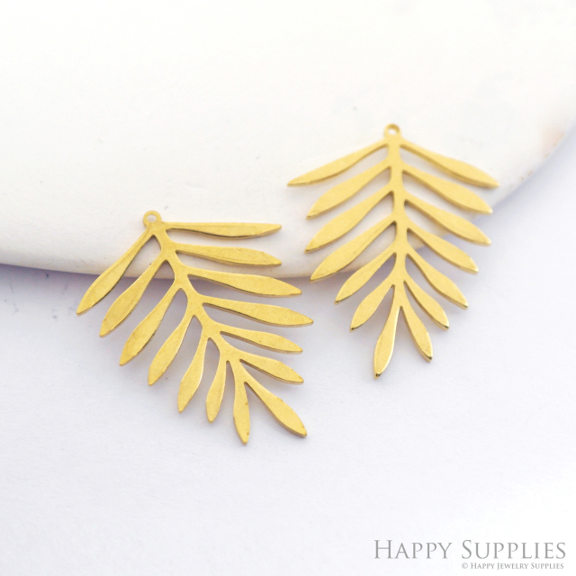 Brass Jewelry Charms,Leaves Raw Brass Earring Charms, Brass Jewelry Pendants, Raw Brass Jewelry Findings, Brass Pendants Jewelry Wholesale (NZG333)