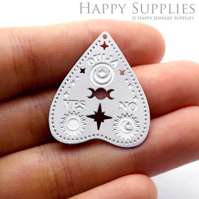 Corroded Stainless Steel Jewelry Charms, Love Corroded Stainless Steel Earring Charms, Corroded Stainless Steel Silver Jewelry Pendants, Corroded Stainless Steel Silver Jewelry Findings, Corroded Stainless Steel Pendants Jewelry Wholesale (SSB221)