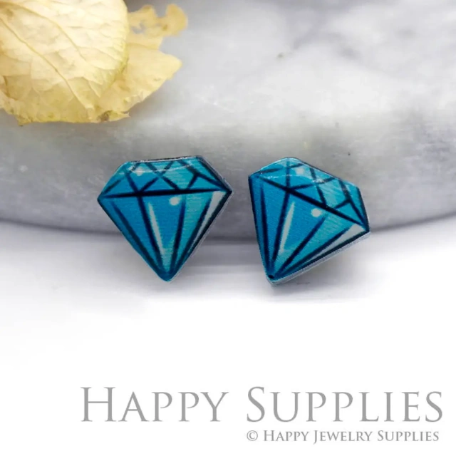 Acrylic Earrings Charms , Diamond Acrylic Resin Charms , Resin Earrings Charm ,Acrylic Jewelry Findings ,Acrylic Earrings Supply (AR065)
