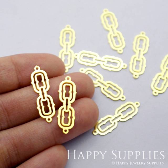 Brass Jewelry Charms, Oval GeometricRaw Brass Earring Charms, Brass Jewelry Pendants, Raw Brass Jewelry Findings, Brass Pendants Jewelry Wholesale (RD1682)