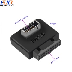 Motherboard 19PIN 20PIN Header to 10Gbps USB 3.2 Type-E (Front Type-C Connector) Adapter Converter