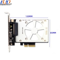 PCIe 4.0 X4 PCI-E 3.0 4X to U.2 SFF-8639 Connector Adapter Riser Card for U2 NVME SSD