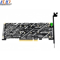 PCI Express GEN5 PCI-E 5.0 8X to Dual 2 NGFF M.2 M-Key Adapter Converter Card for 2280 22110 M2 NVME SSD