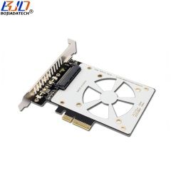 PCIe 4.0 X4 PCI-E 3.0 4X to U.2 SFF-8639 Connector Adapter Riser Card for U2 NVME SSD