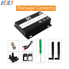USB 3.0 Type-A to NGFF M.2 Key-B Wireless Adapter 1 SIM Card Slot Dual Antenna & Protection Case for 5G 4G LTE Module Modem