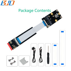 NGFF M.2 Key B+M Key-M Interface to Mini PCI-E MPCIe Slot Wireless Adapter Card + 30CM FPC Cable For Wifi BT Module