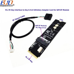 NGFF M.2 M-Key Interface to Key E/A+E Wireless Adapter Card for WiFi BT Module
