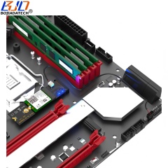 NGFF M.2 Key-M Interface To Key E/A+E Connector Wireless Adapter Card With BT Signal Cable For WiFi Module