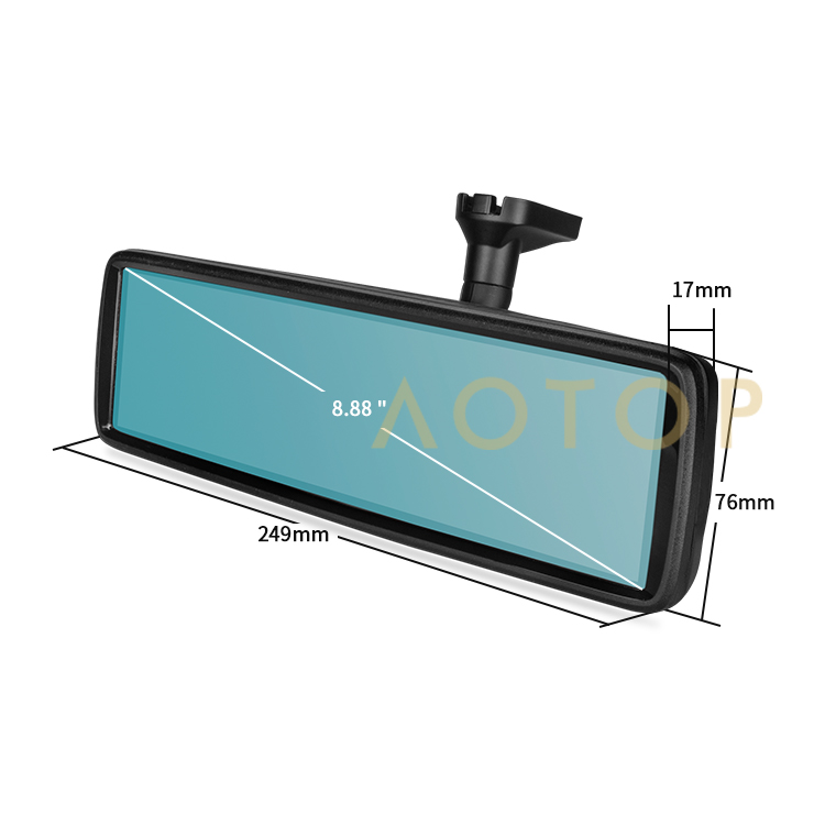 Rear view relacement mirror monitor with 8.8"full display T90