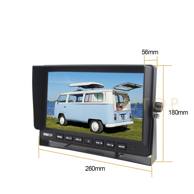 10.1-inch Quad Car LCD Monitor CM-1010MQ