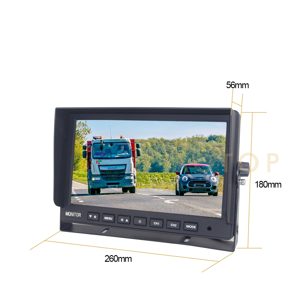 10.1'' Vehicle Backup Monitor for heavy duty vehicles CM-1010M