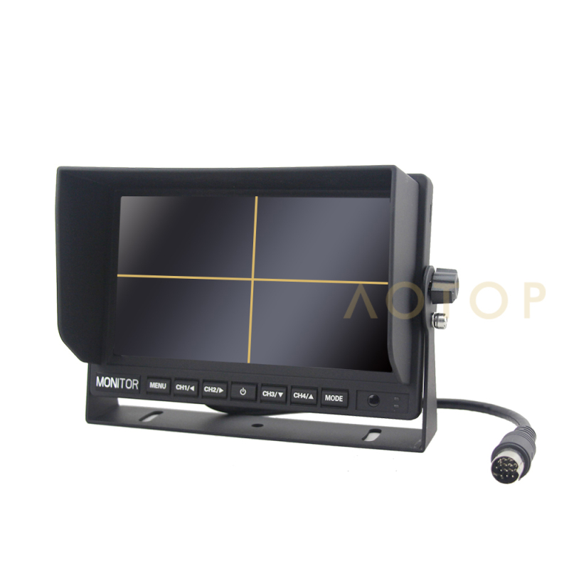 7 inch Quad Split Car LCD Monitor CM-709MQ