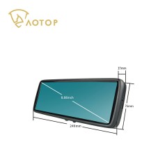 Full screen mirror dual dvr mirror T91