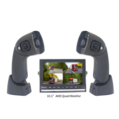 10.1" Quad Monitor with Dual Side View Camera systems RS-1010MHQ