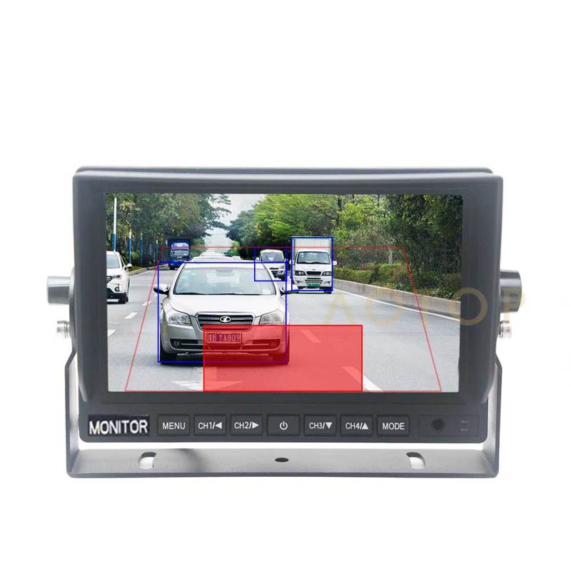 7 Inch AHD Quad DVR Monitor with BSD Function