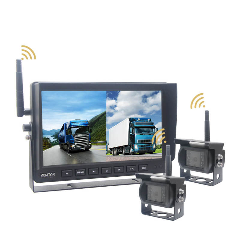 10.1”1080P Digital Wireless System Quad Monitor + 1080P Wireless Camera