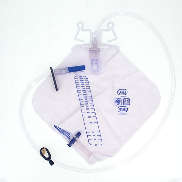 Sterilize Medical Grade Pvc Ml Disposable Urine Meter Drainage Bag