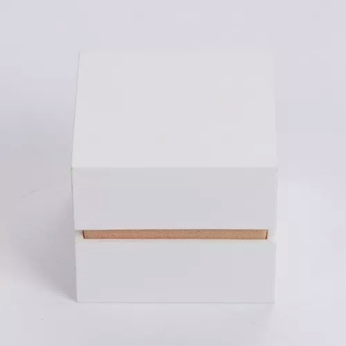 FANXI custom logo & colour leatherette jewelry packaging box with microfiber inside