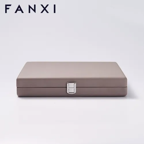 FANXI custom logo & colour leather jewelry case