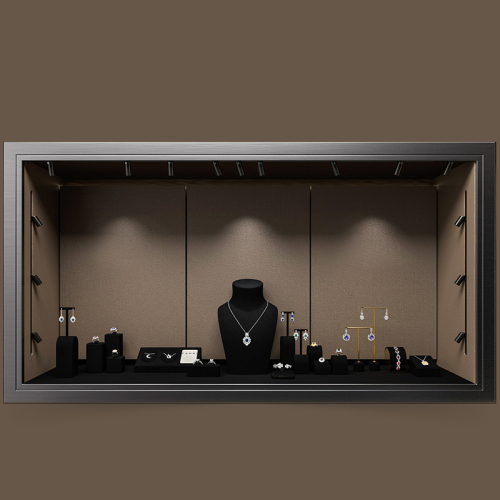 FANXI jewelry display counter_black jewelry stand_jewelry ring holder