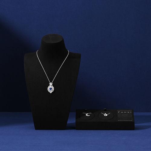 FANXI jewelry display counter_black jewelry stand_jewelry ring holder
