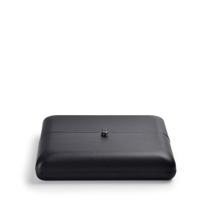 FANXI factory customize logo colour black leather jewellery packing boxc