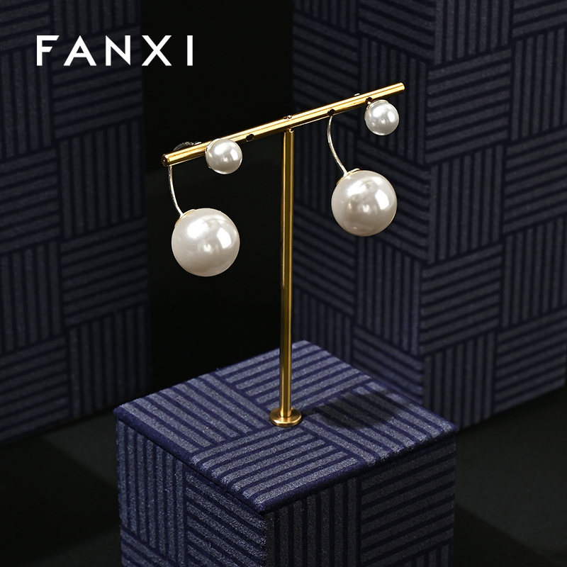 FANXI Luxury Blue Gold Jewelry Combination Set