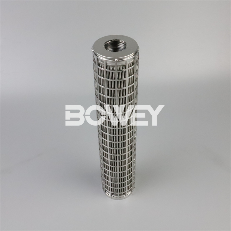 49x250mm Bowey all stainless steel welding filter element filtering acid-base pulp melt filter element