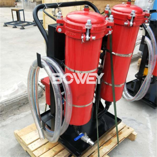 LYC-32B Bowey mobile dual-cylinder three-stage hydraulic oil filter equipment