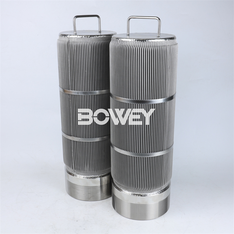 LB-1-24FH100 LB-1-24-FH100 Bowey Replaces Pall High Flow Metal Filter Elements