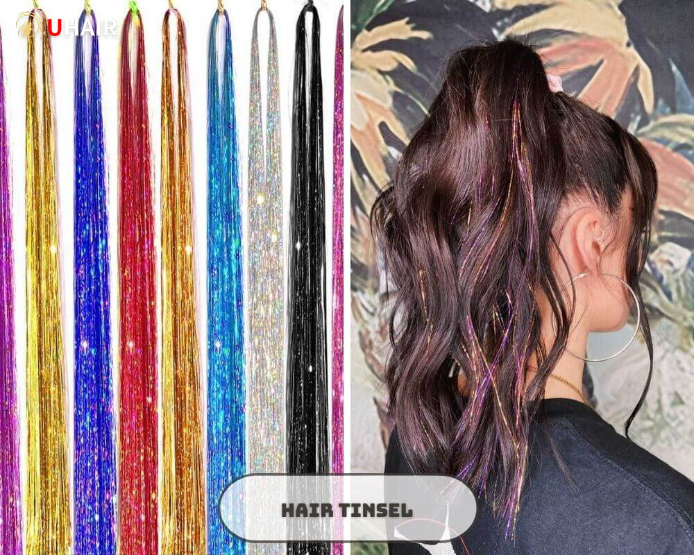 How to Put Tinsel in Wig Hair?